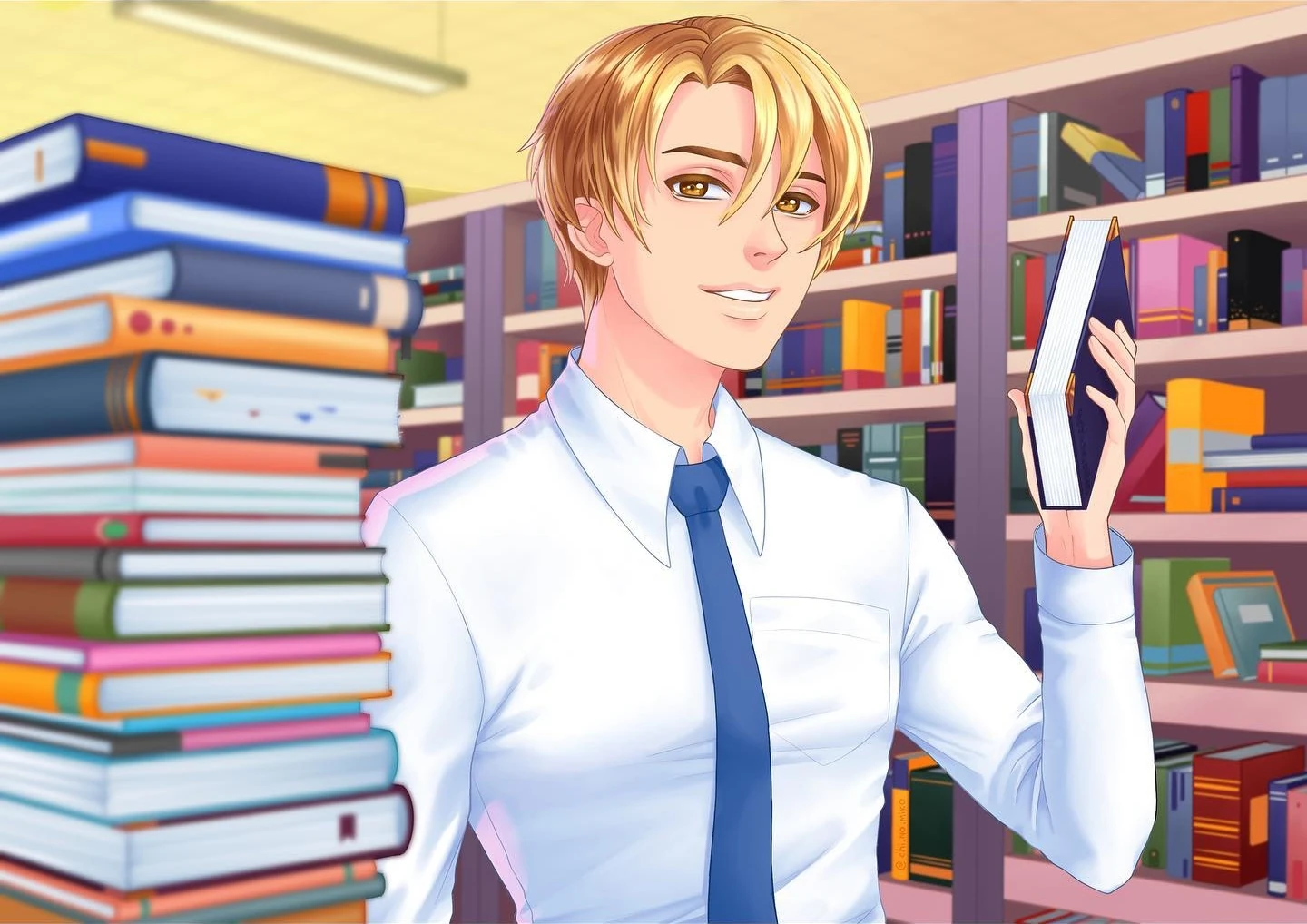 Illustration Amour Sucré Episode 1 - Nathaniel